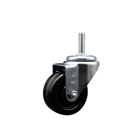 Service Caster 3 Inch Phenolic Wheel Swivel 58 Inch Threaded Stem Caster Service Caster SCC-TS20S314-PHR-58212